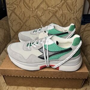 Diadora Heritage N9000 TXS H MESH White/Pepper Green - Men's US Size 10 New